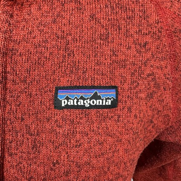Patagonia Better Sweater Fleece Jacket 25542 Womens Size Small Wine Dark Red EUC - Picture 7 of 8
